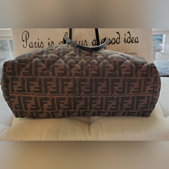 Fendi Zucca Quilted Handbag - Picture 2 of 14